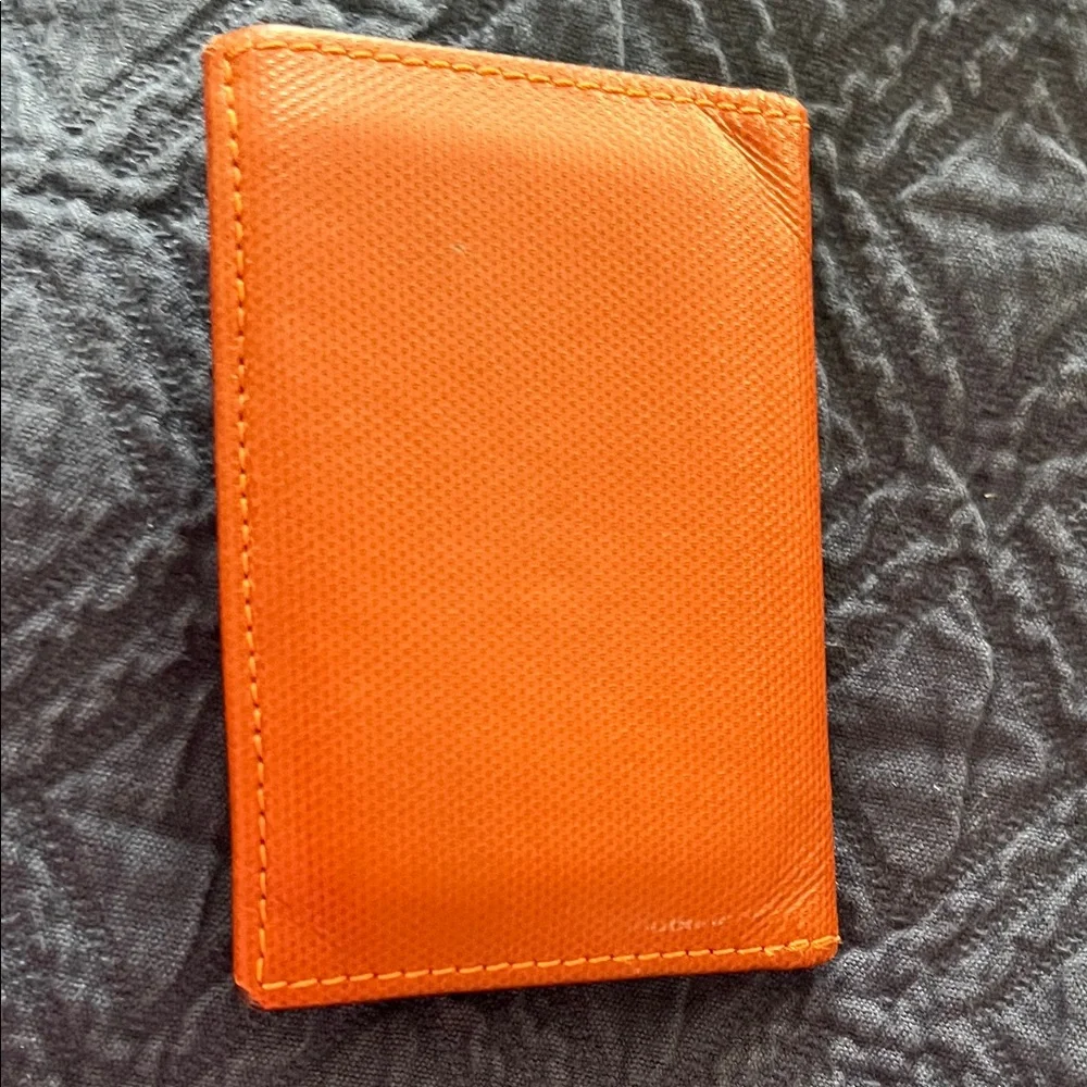 Tumi Vibrant Orange Card Holder